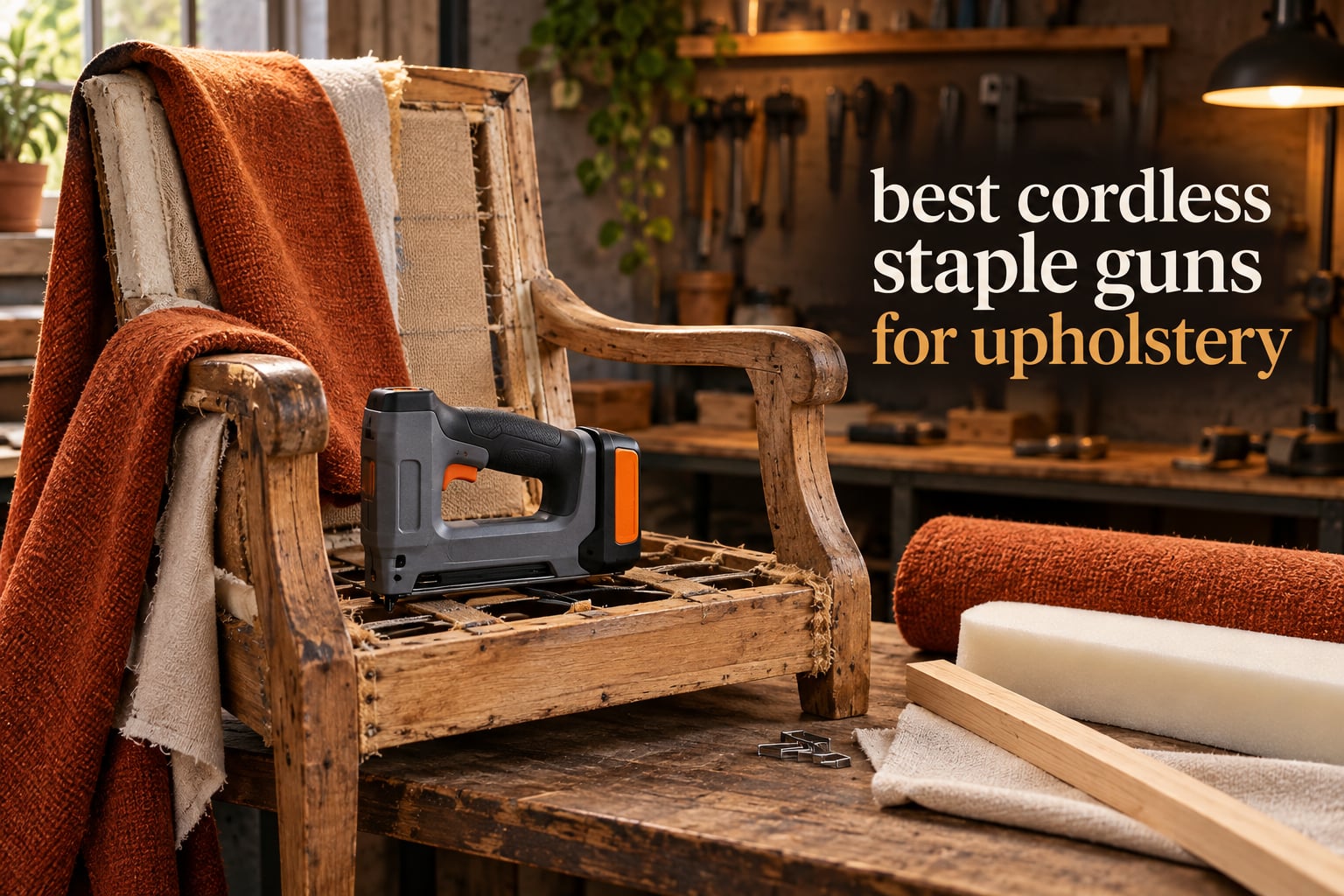 best cordless staple guns for upholstery