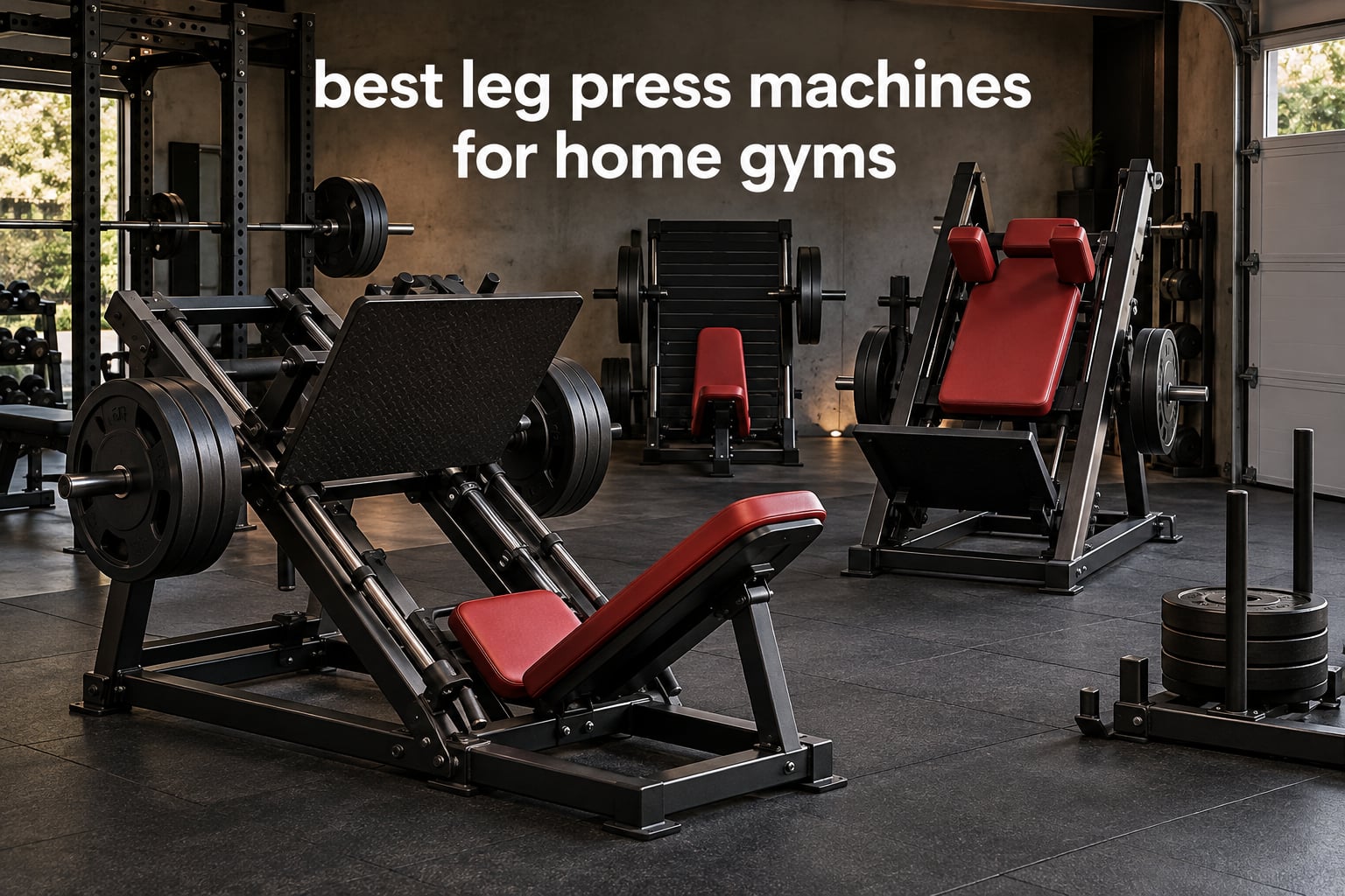 best leg press machines for home gyms