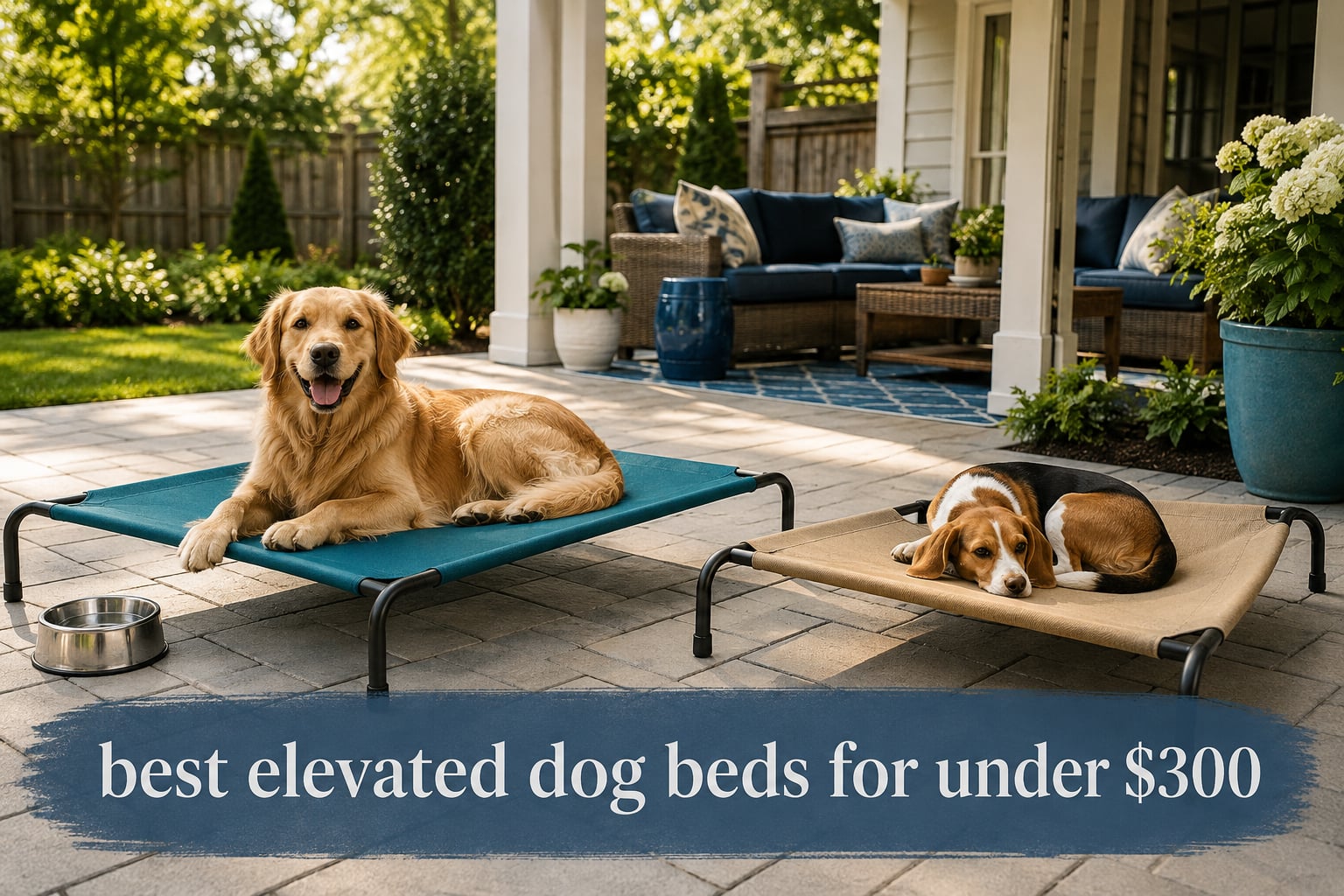 best elevated dog beds for under $300