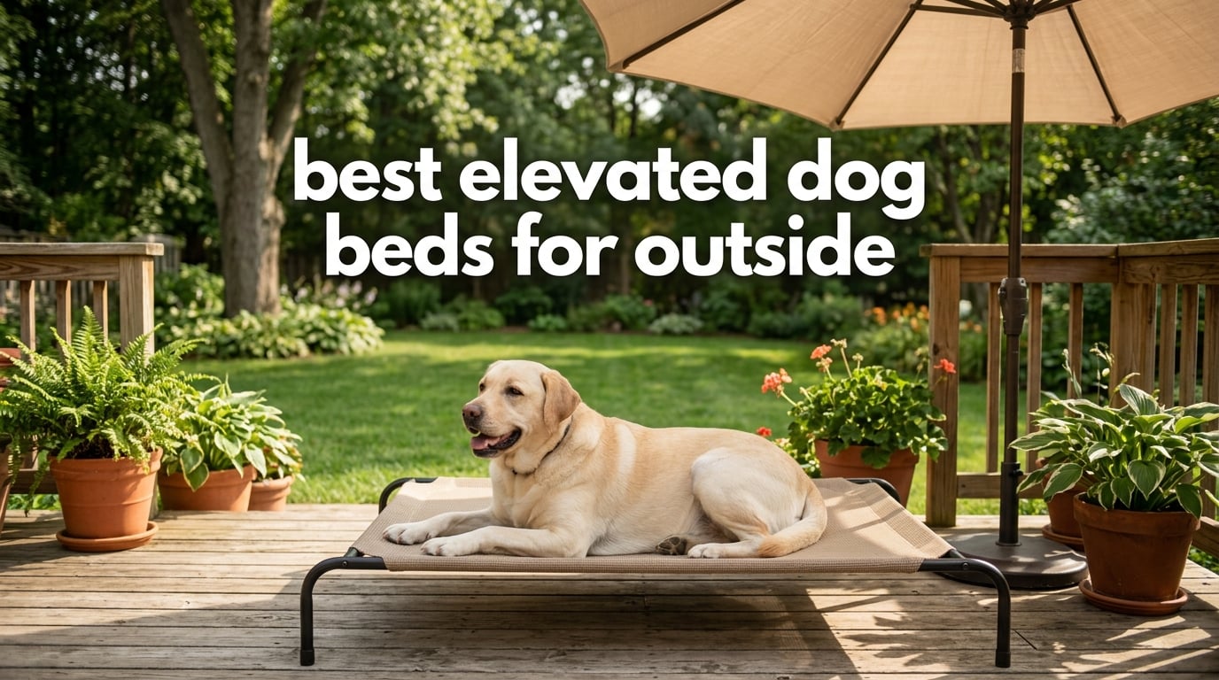 best elevated dog beds for outside