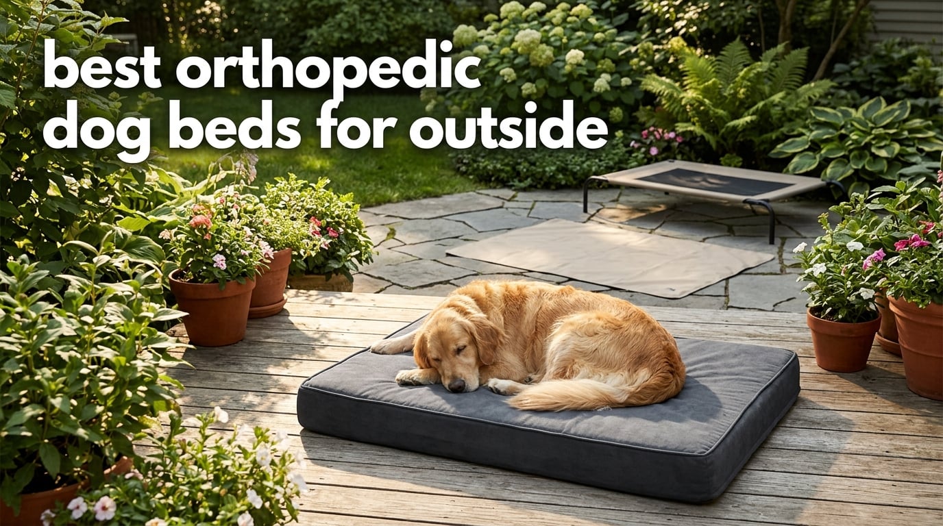 best orthopedic dog beds for outside