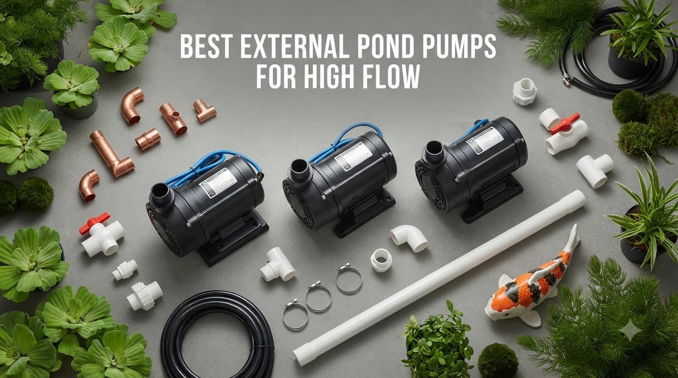 Best External Pond Pumps for High Flow