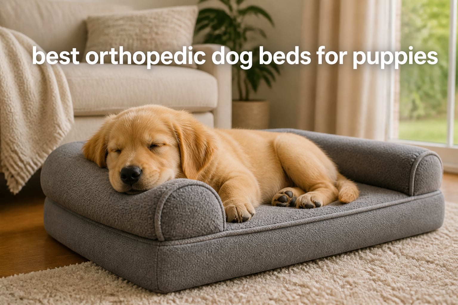 best orthopedic dog beds for puppies