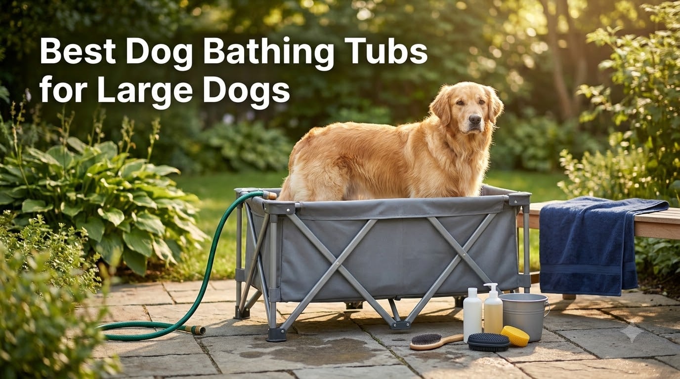 Best Dog Bathing Tubs for Large Dogs