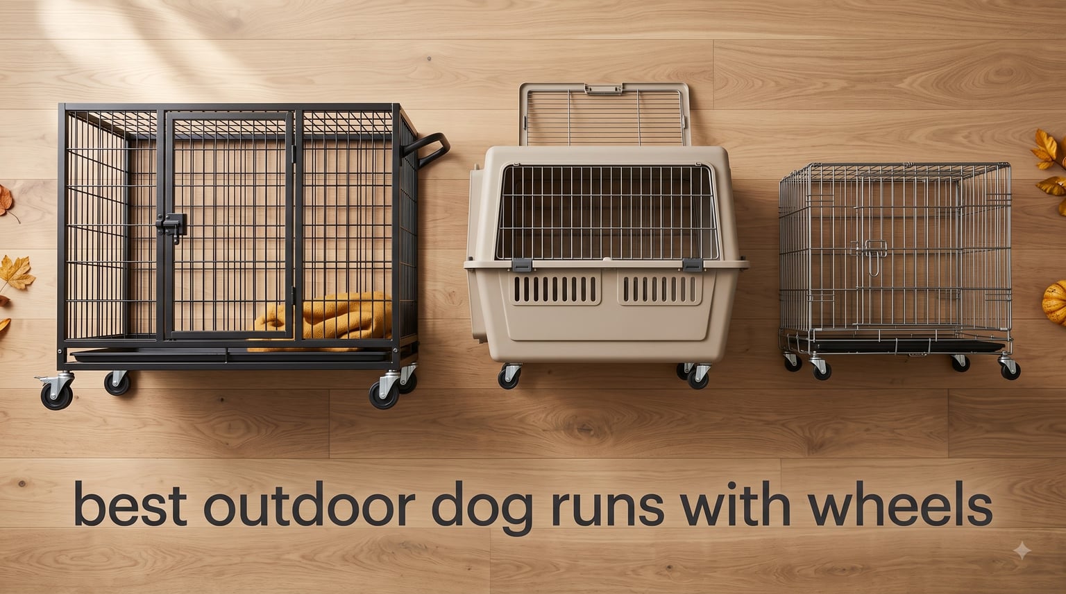 best outdoor dog runs with wheels
