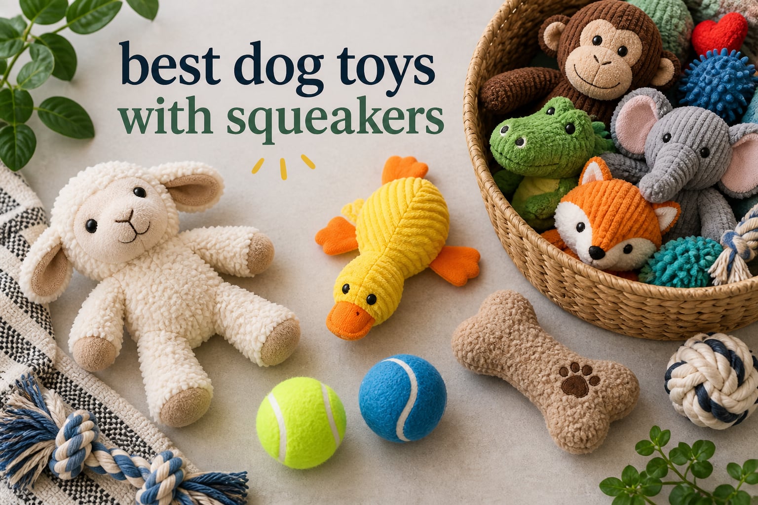 best dog toys with squeakers