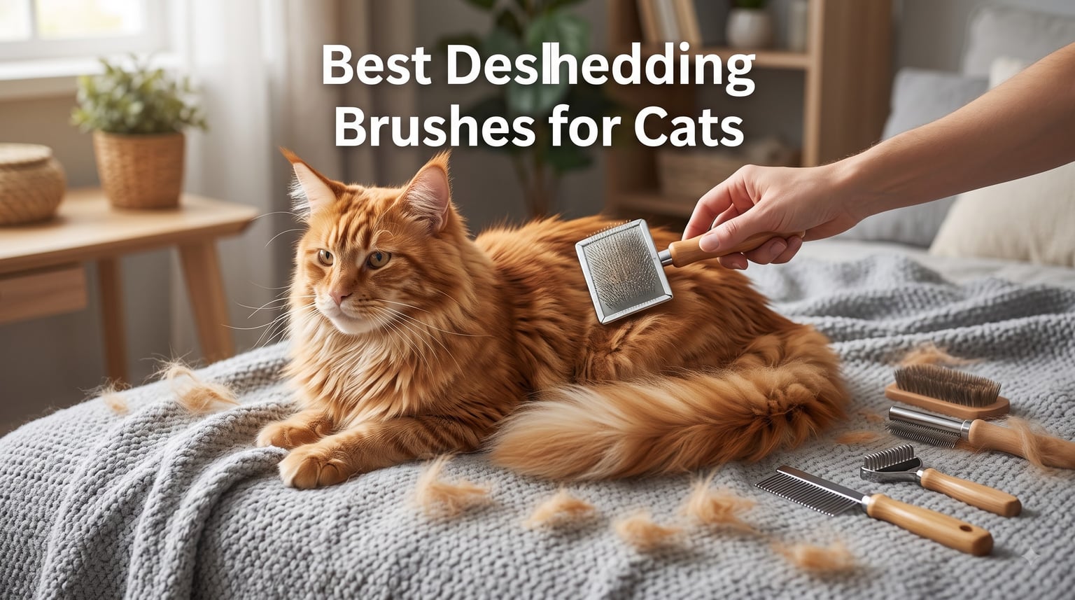 Best Deshedding Brushes for Cats
