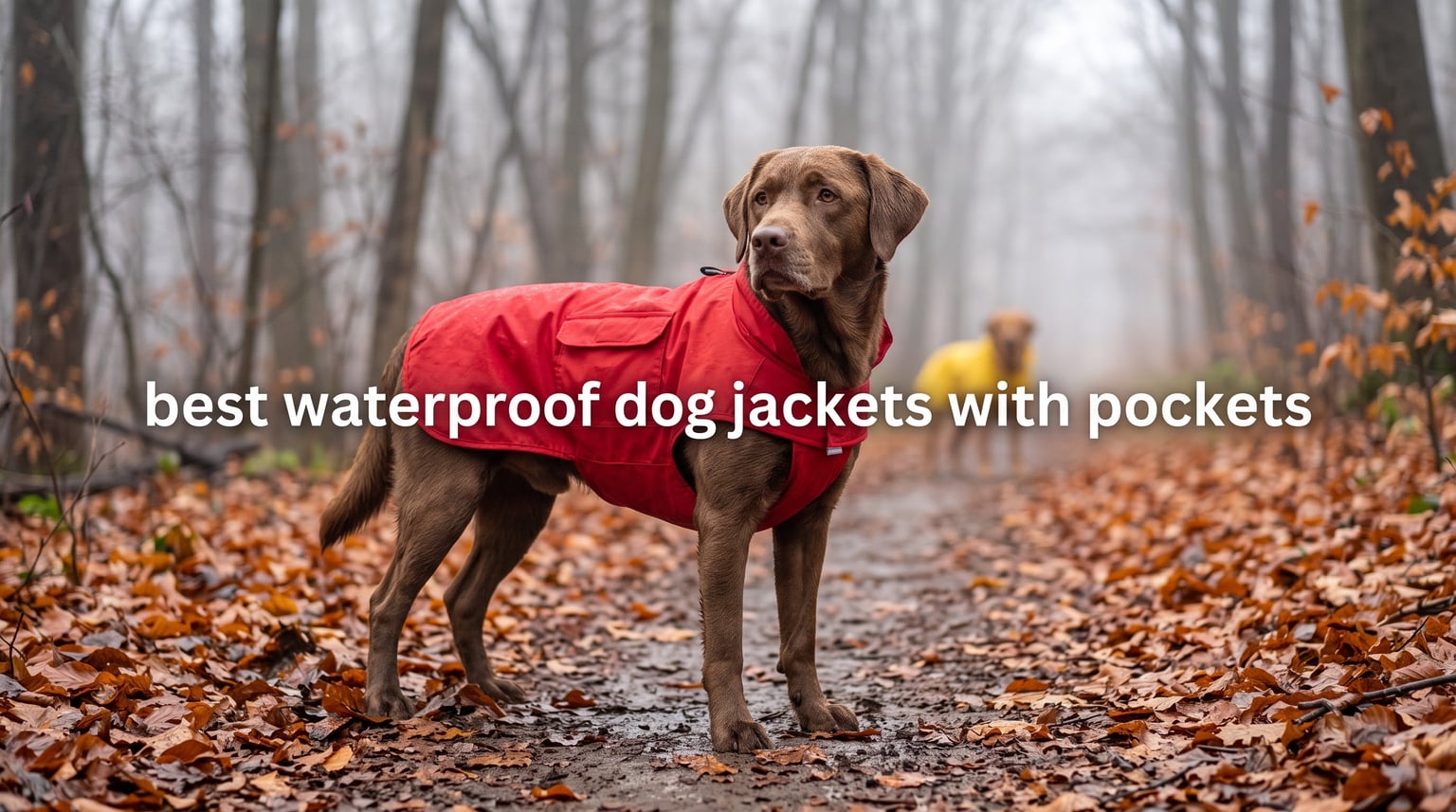 best waterproof dog jackets with pockets
