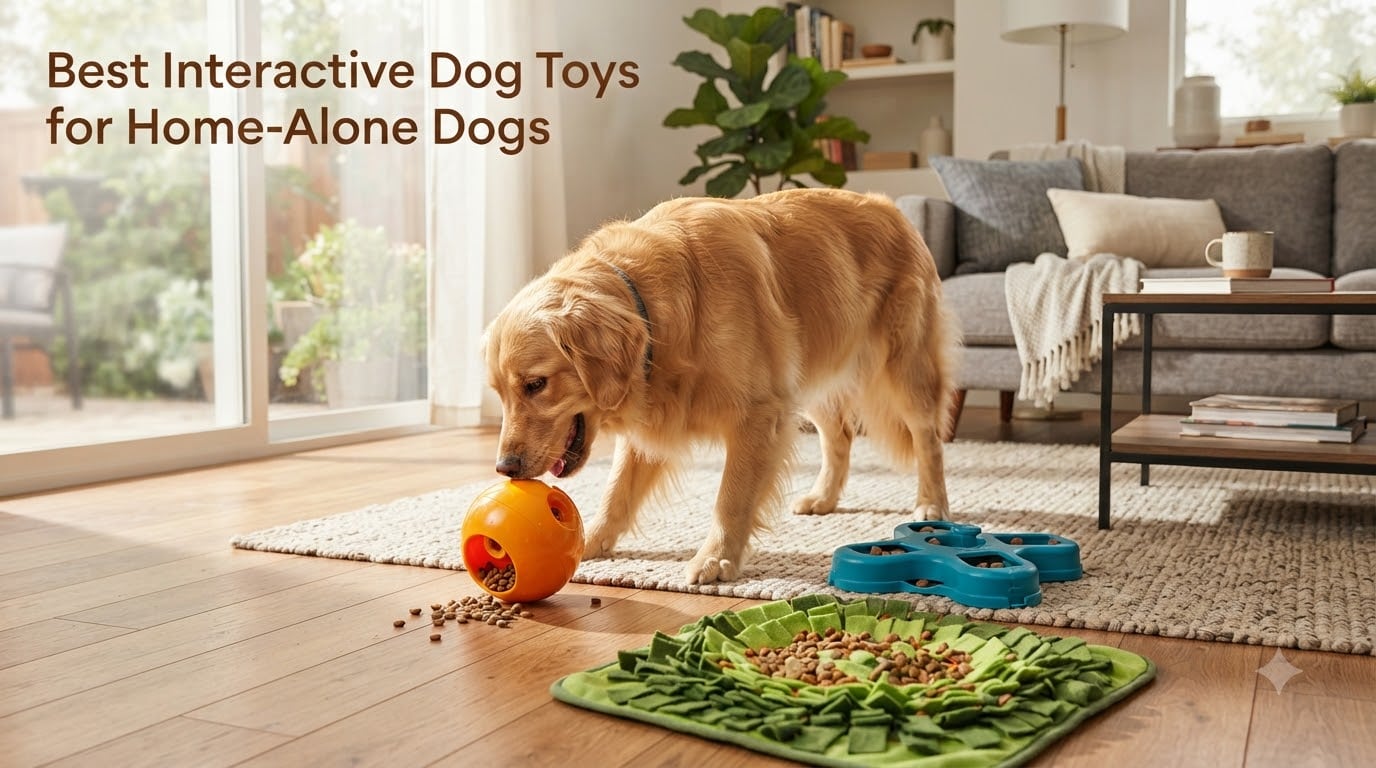 Best Interactive Dog Toys for Home-Alone Dogs