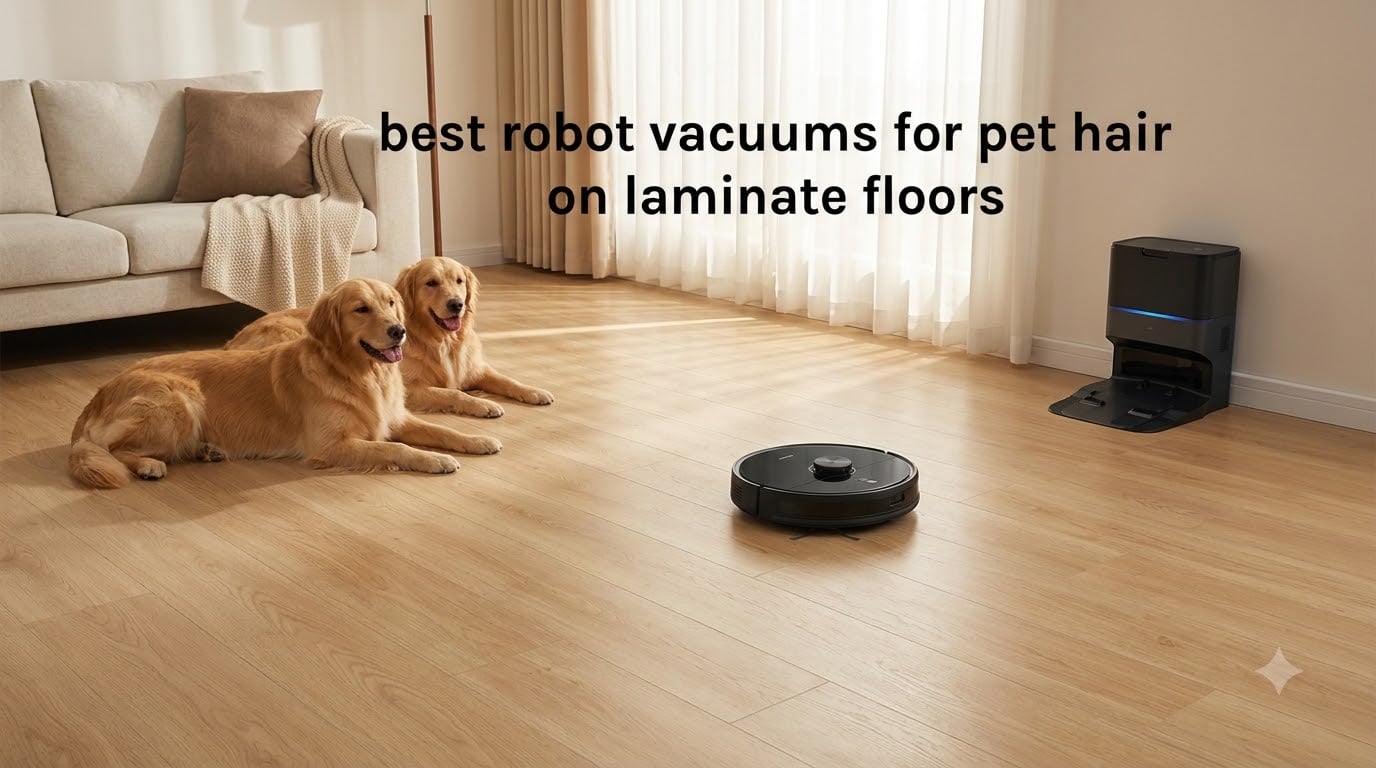 best robot vacuums for pet hair on laminate floors
