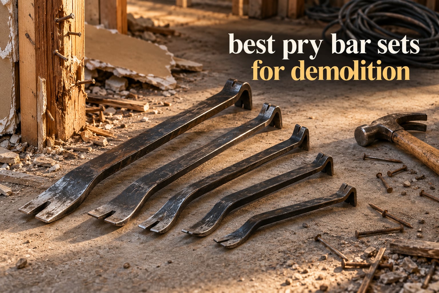 best pry bar sets for demolition
