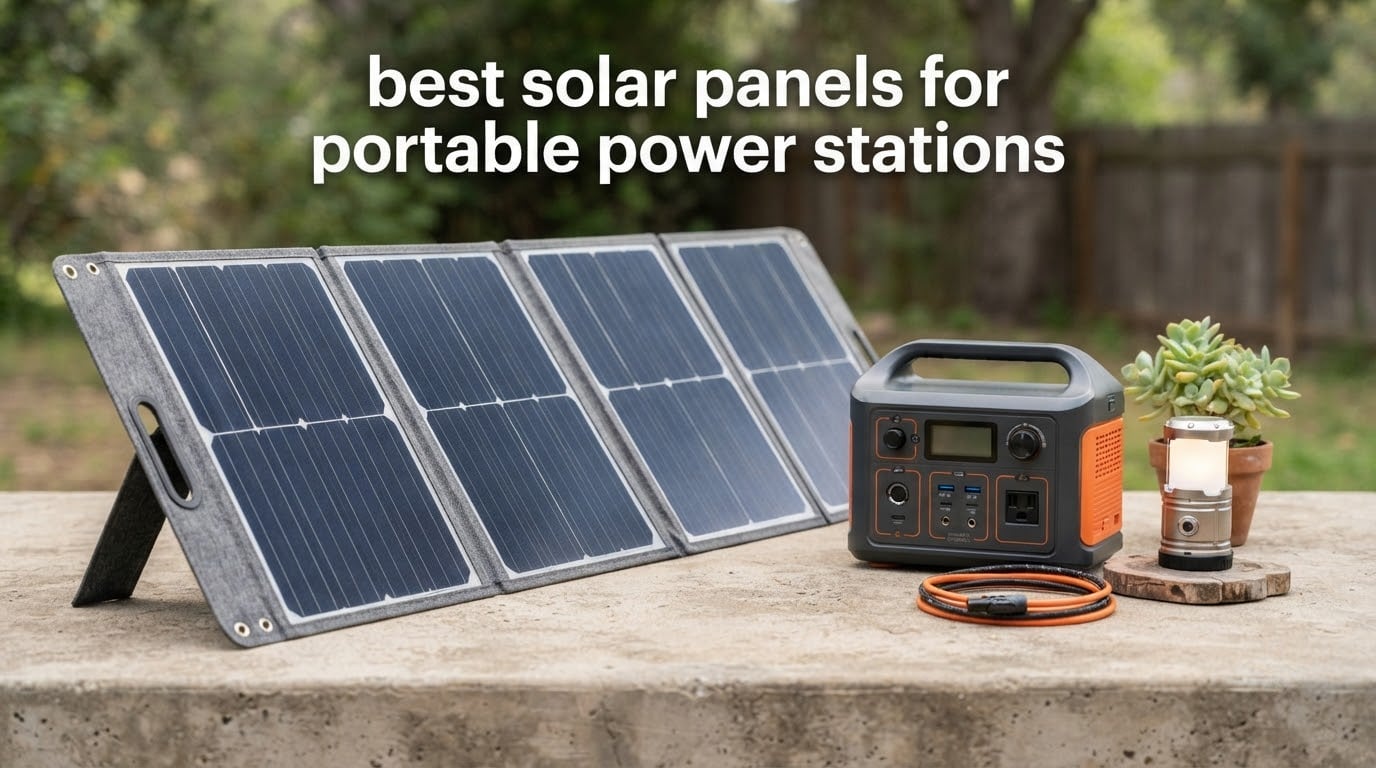 best solar panels for portable power stations