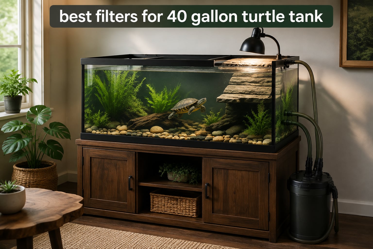best filters for 40 gallon turtle tank