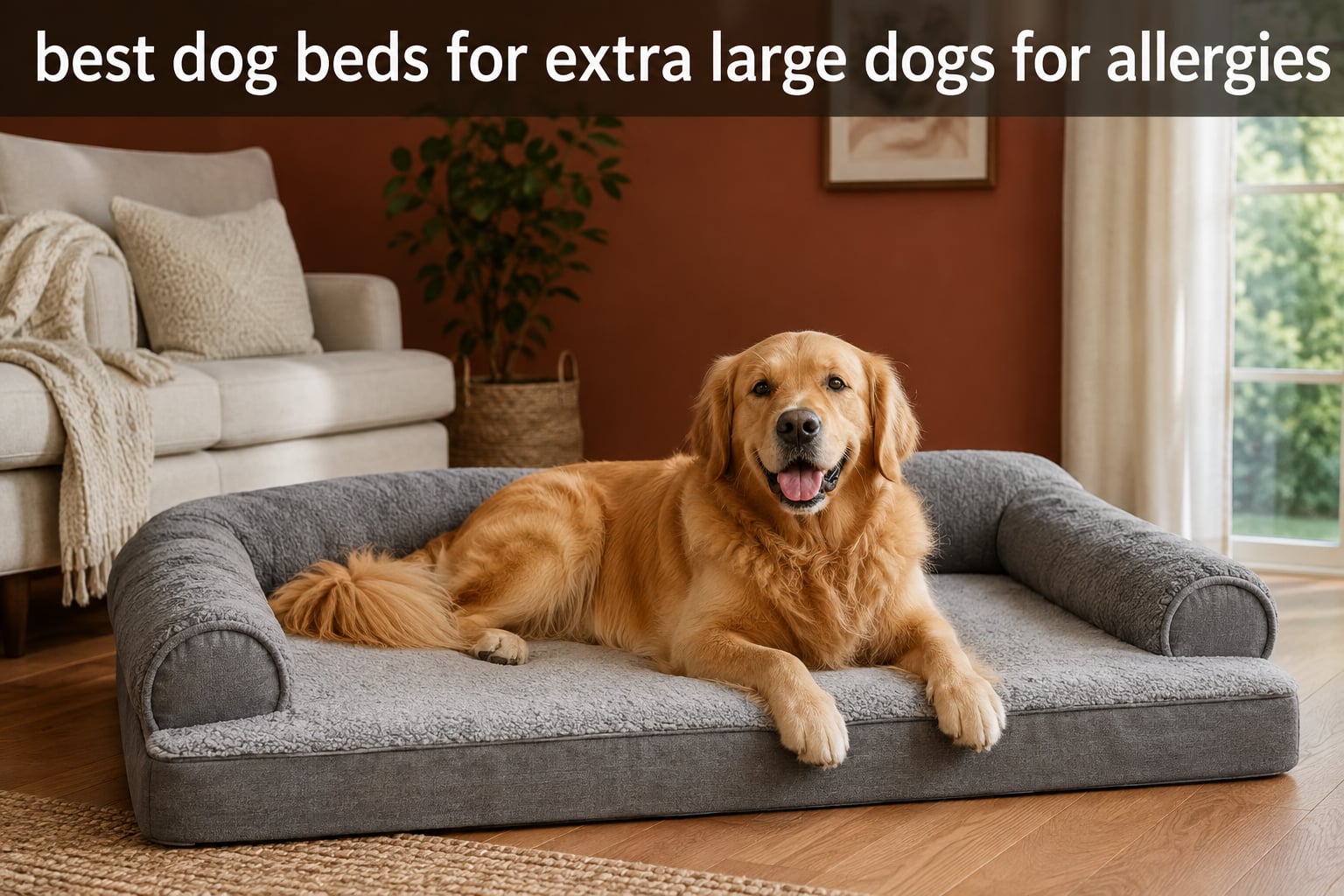 best dog beds for extra large dogs for allergies