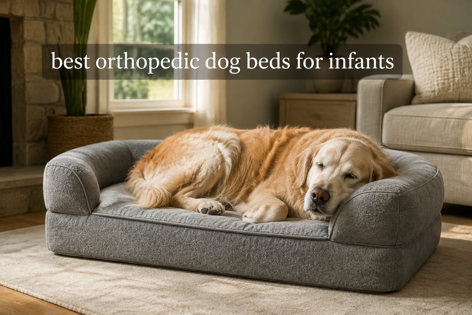 best orthopedic dog beds for infants