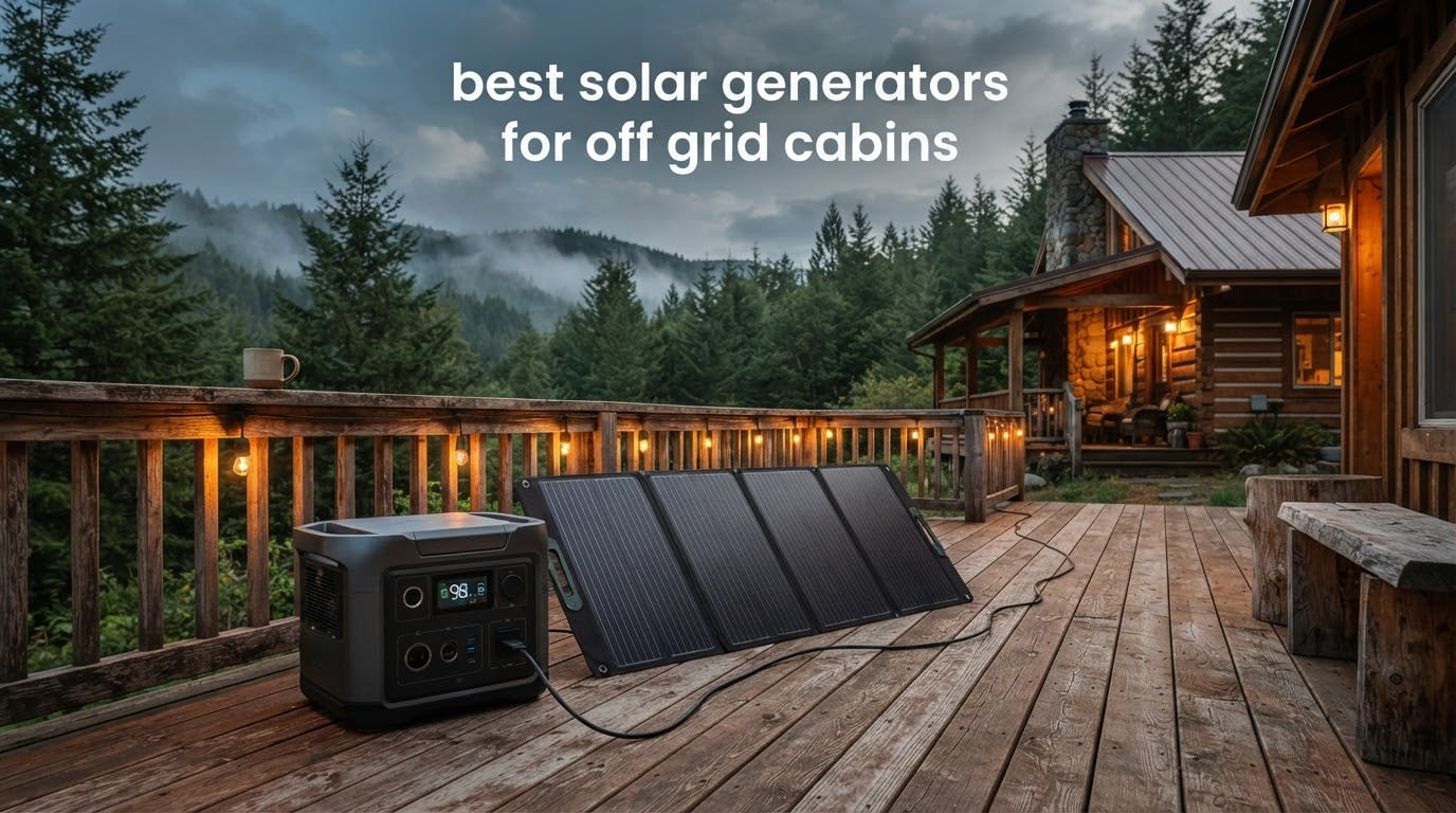 best solar generators for off grid cabins
