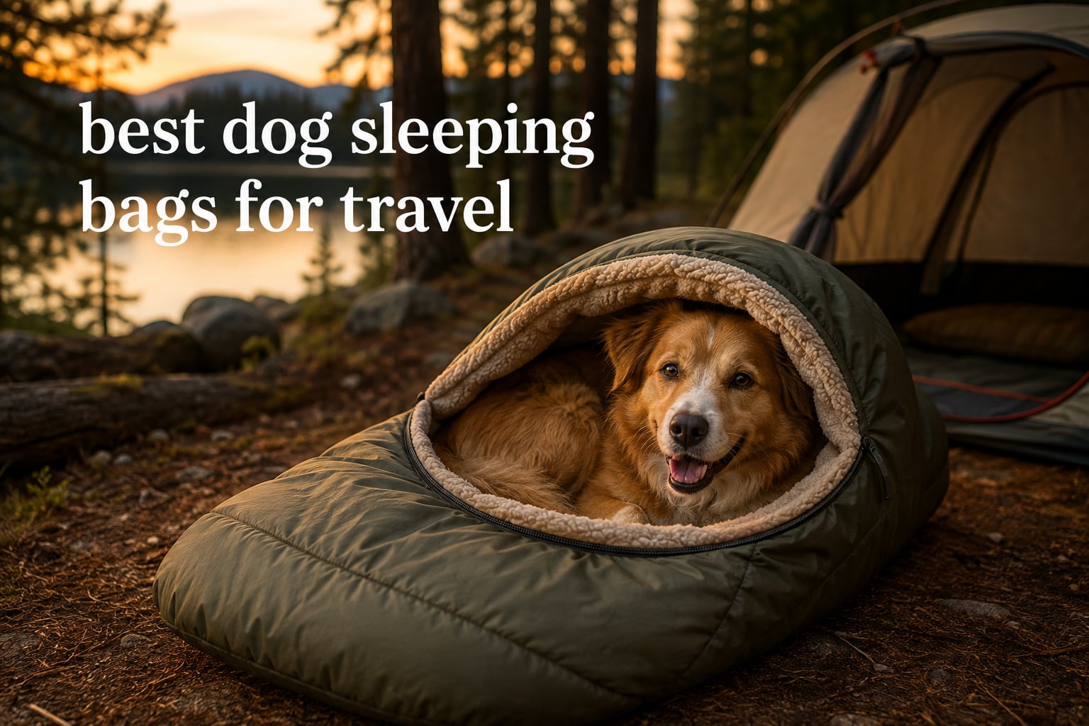 best dog sleeping bags for travel
