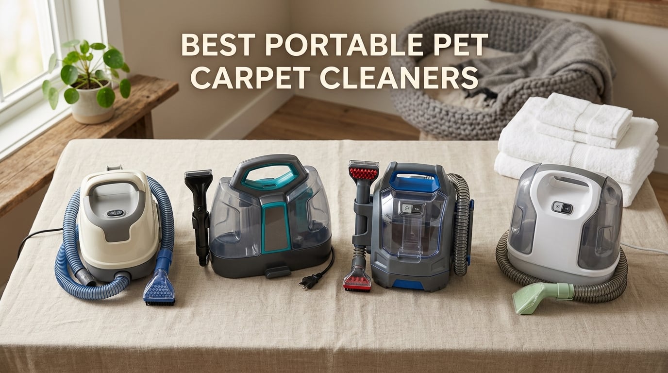 best portable pet carpet cleaners