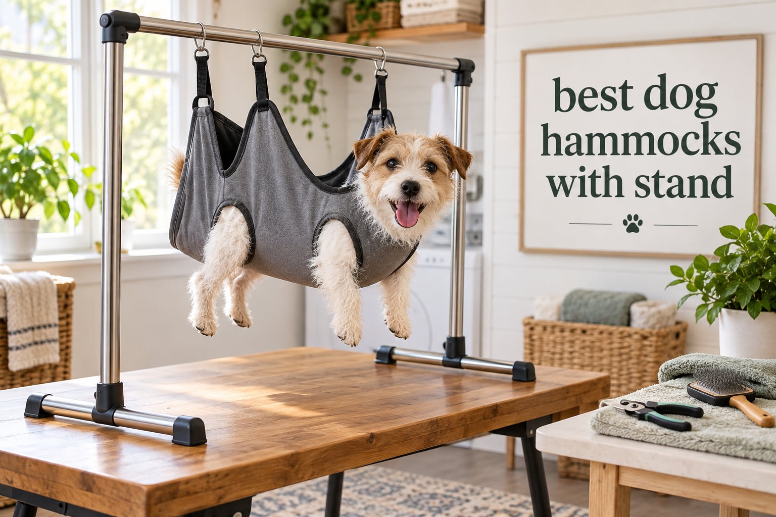 best dog hammocks with stand