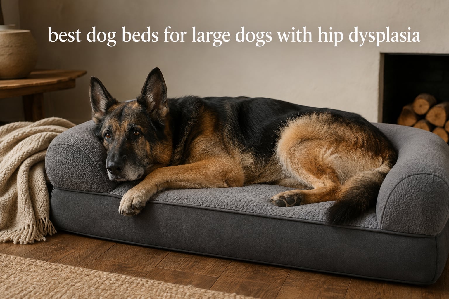 best dog beds for large dogs with hip dysplasia
