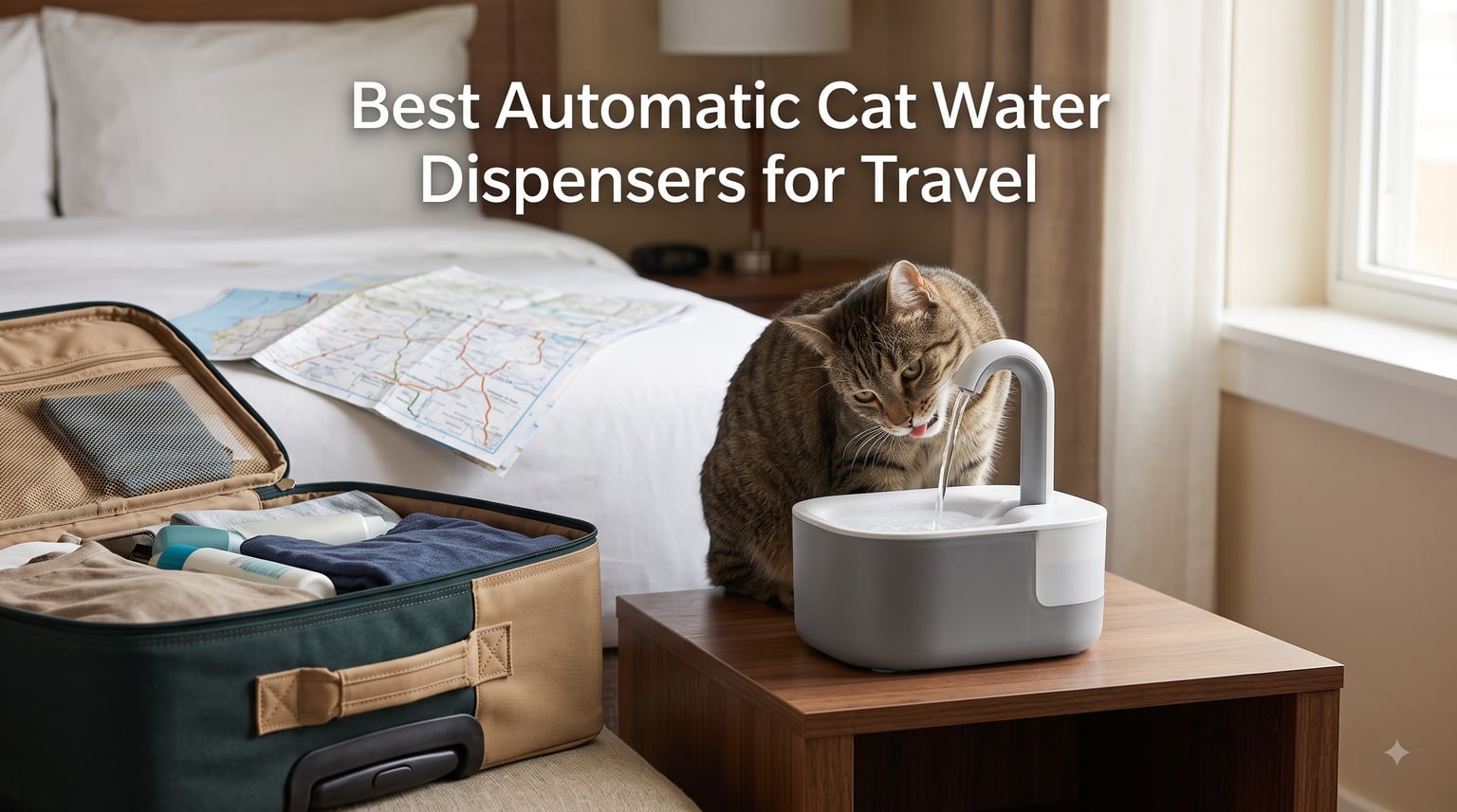 Best Automatic Cat Water Dispensers for Travel