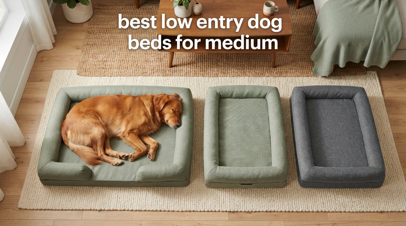 best low entry dog beds for medium