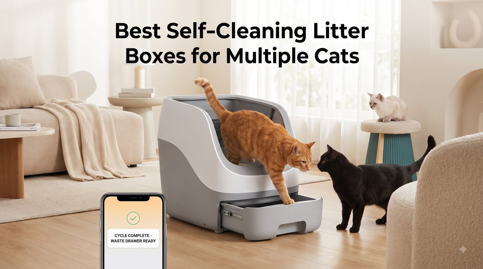 Best Self-Cleaning Litter Boxes for Multiple Cats