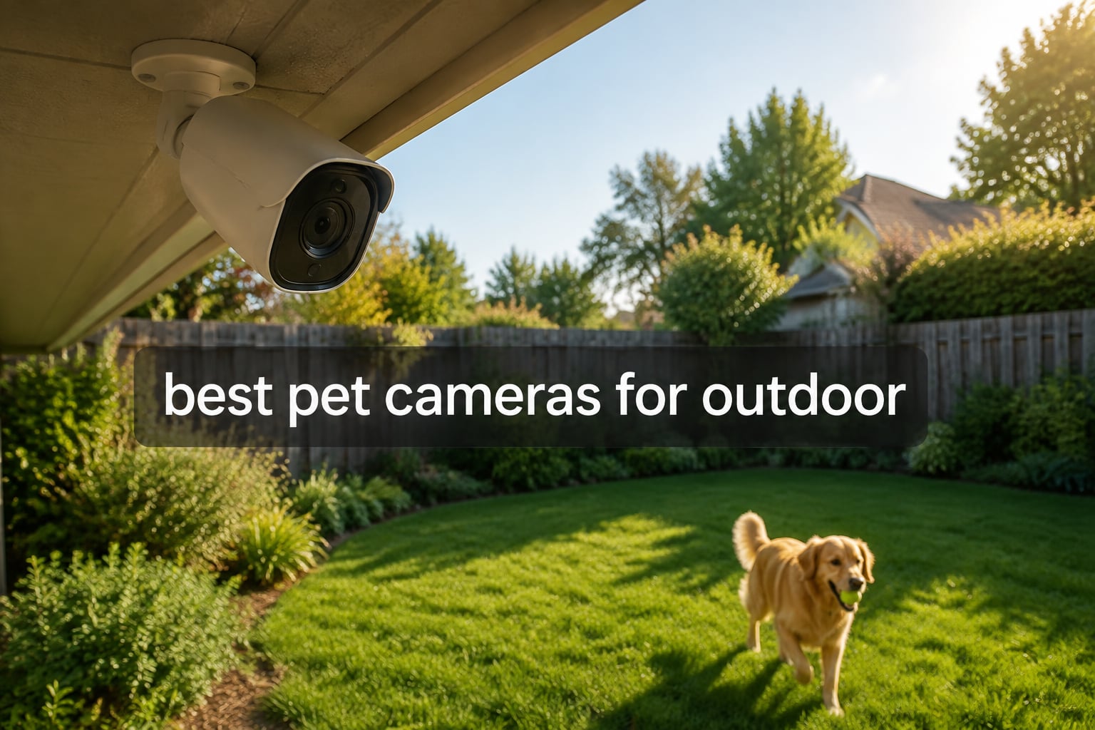 best pet cameras for outdoor