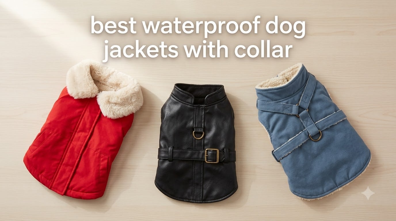 best waterproof dog jackets with collar