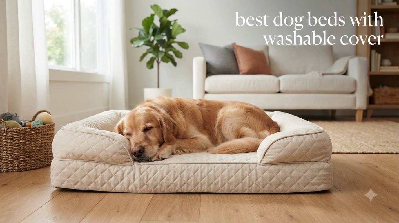 best dog beds with washable cover