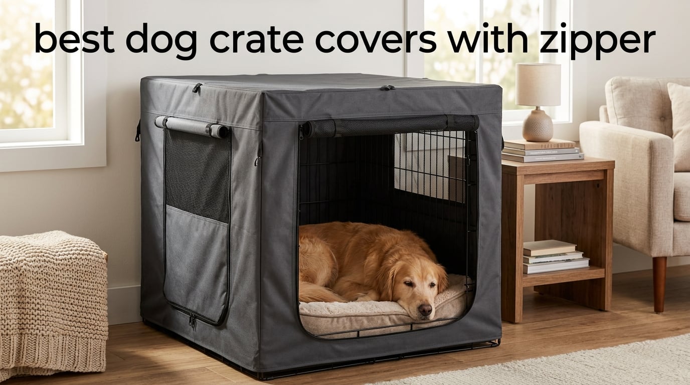 best dog crate covers with zipper