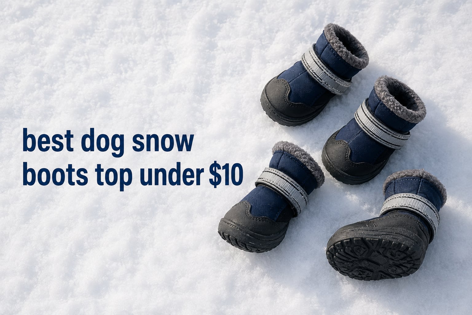 best dog snow boots top under $10