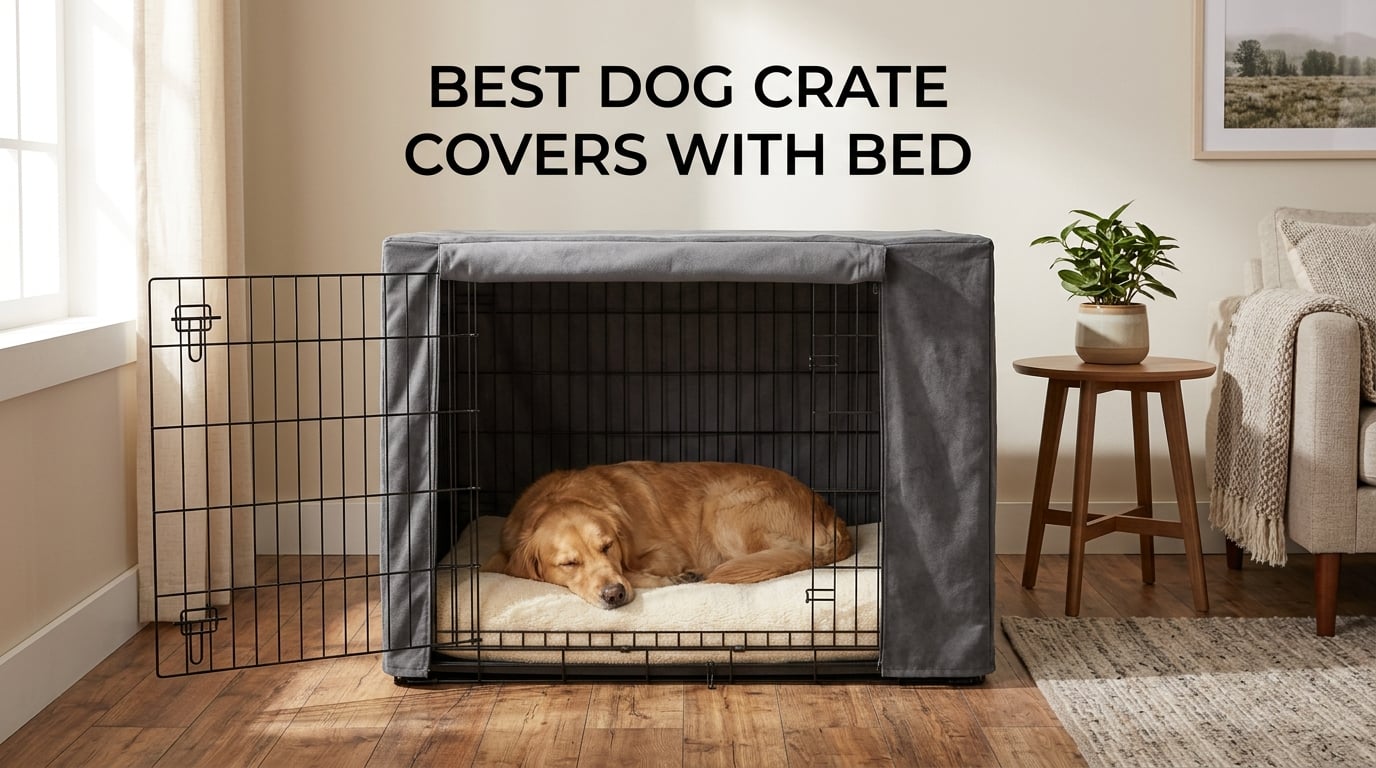 best dog crate covers with bed