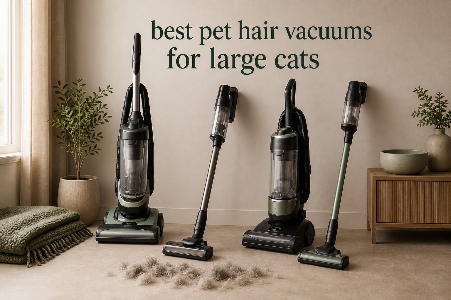 best pet hair vacuums for large cats