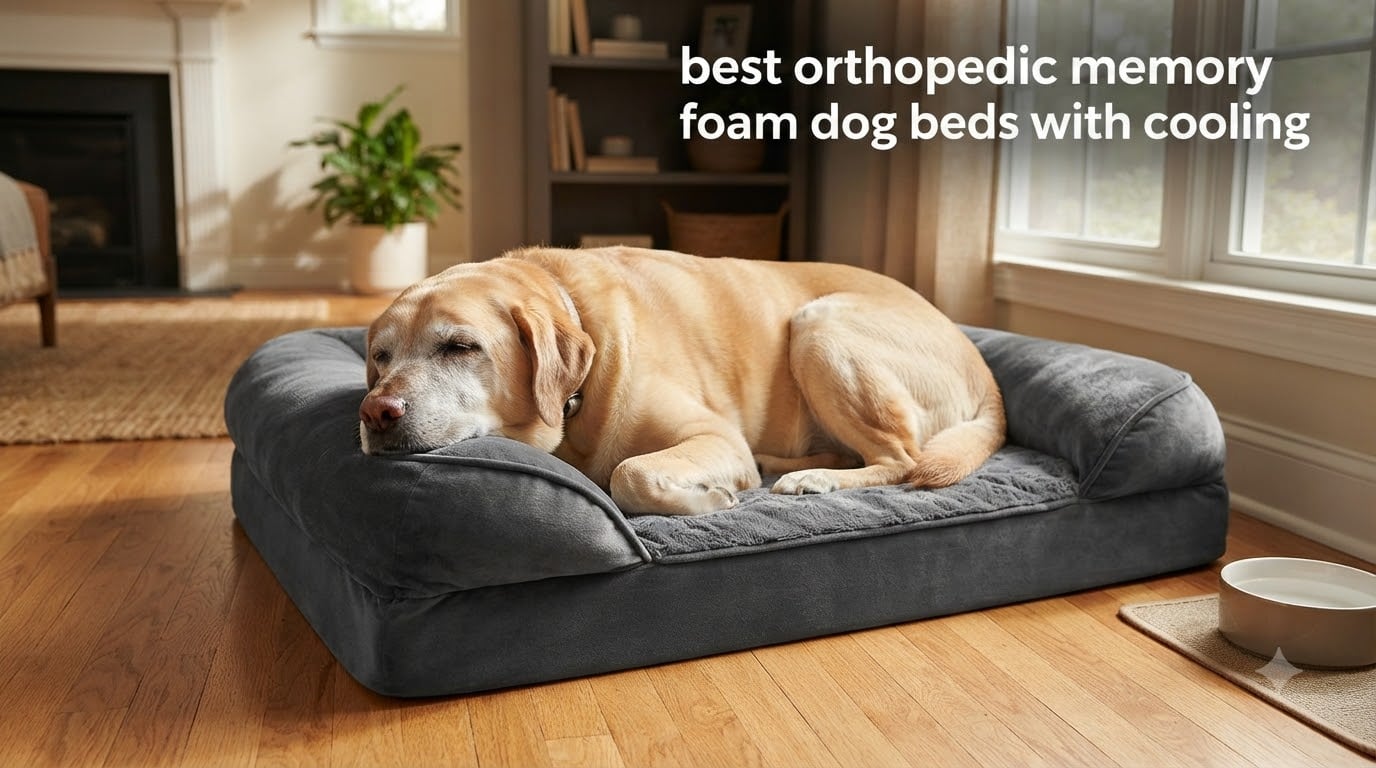 best orthopedic memory foam dog beds with cooling