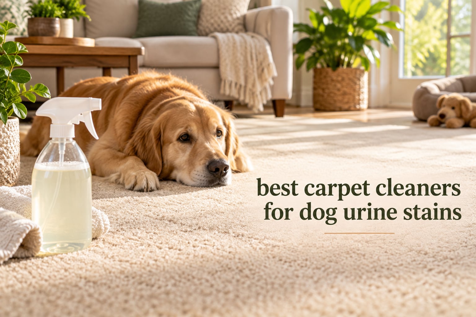 best carpet cleaners for dog urine stains
