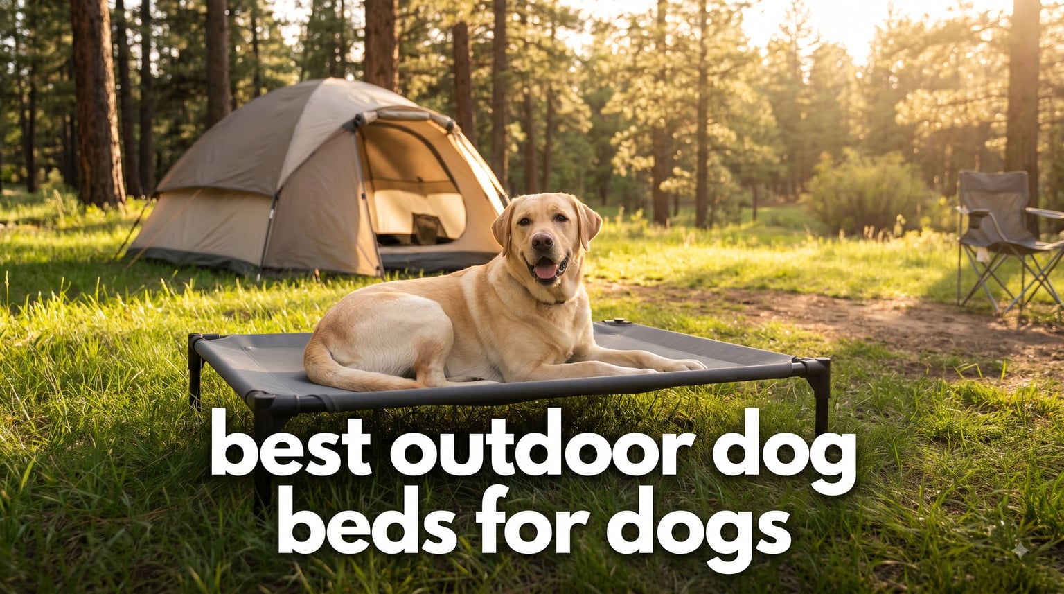 best outdoor dog beds for dogs