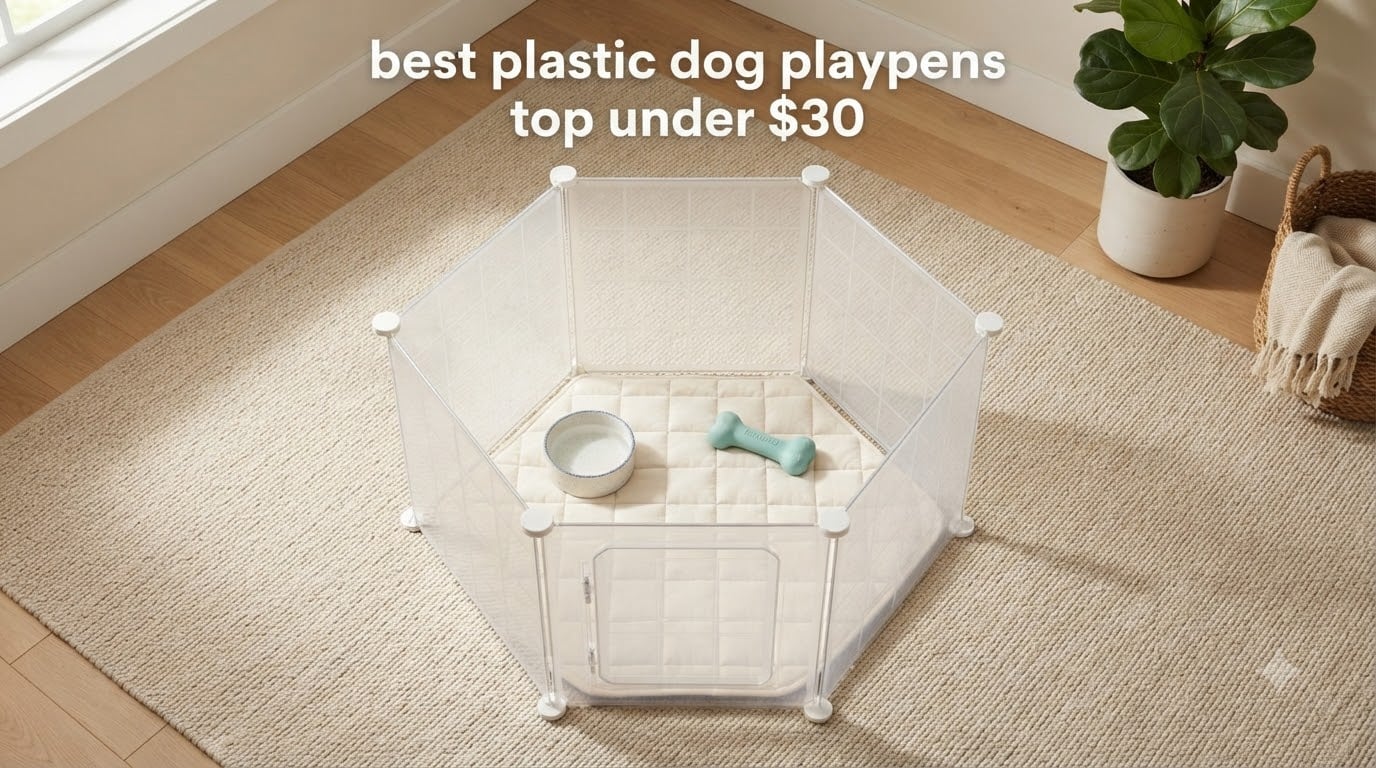 best plastic dog playpens top under $30