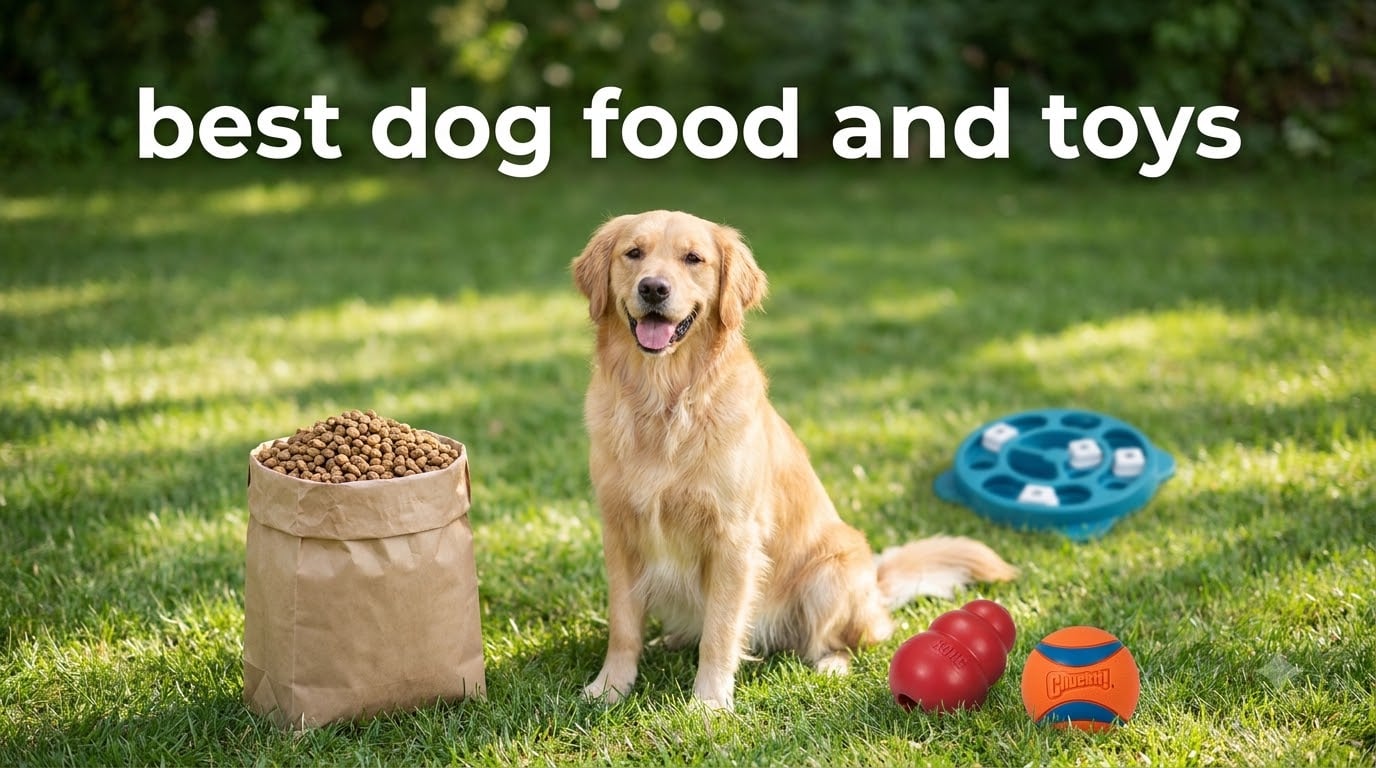 best dog food and toys