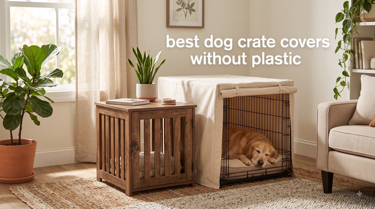 best dog crate covers without plastic
