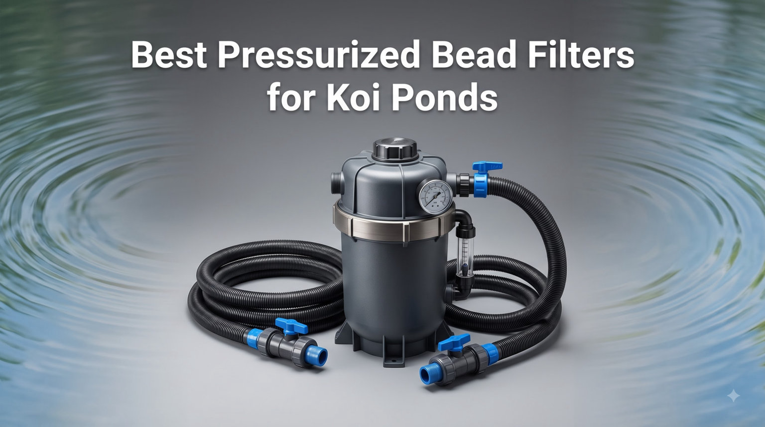 Best Pressurized Bead Filters for Koi Ponds
