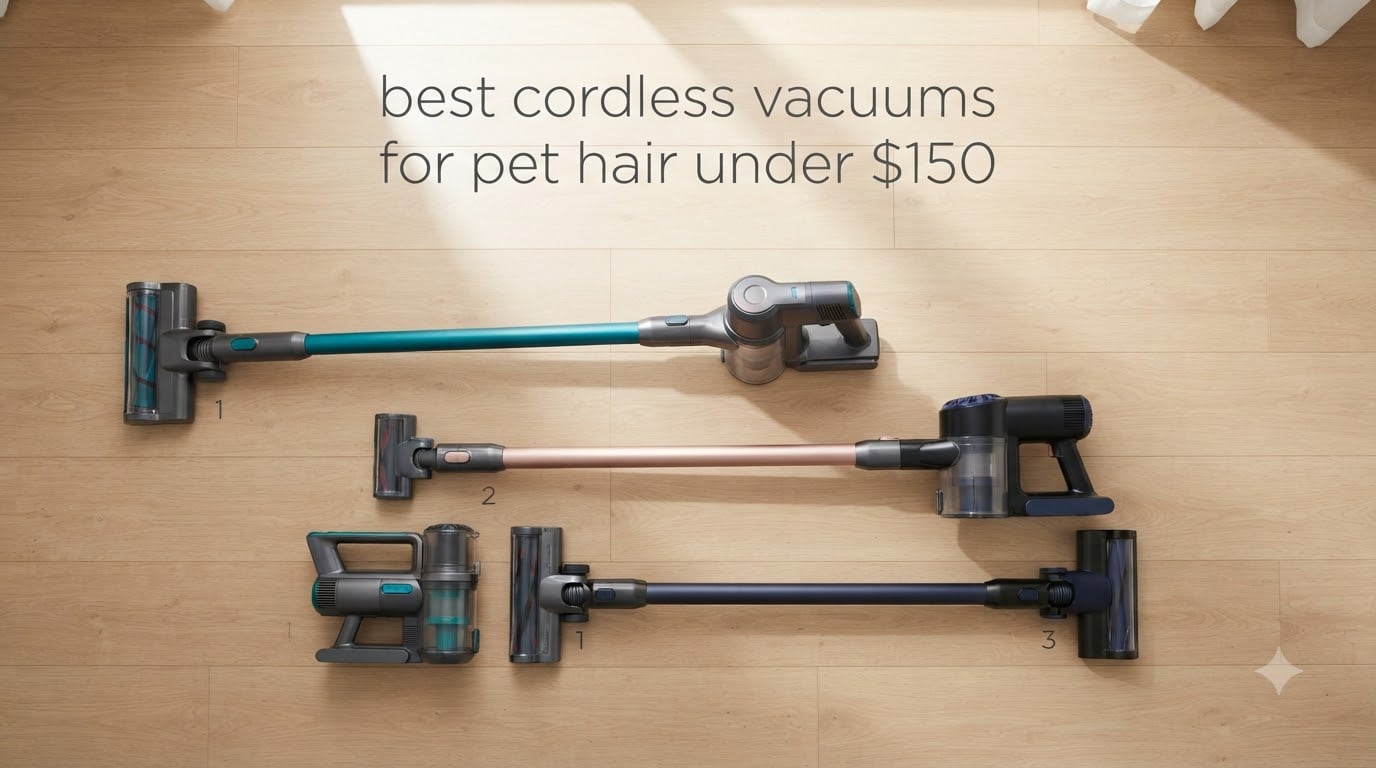 best cordless vacuums for pet hair under $150
