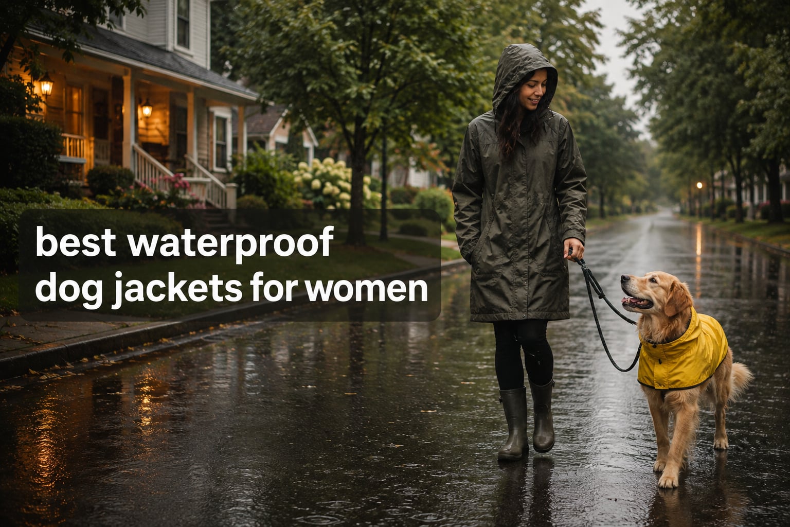 best waterproof dog jackets for women