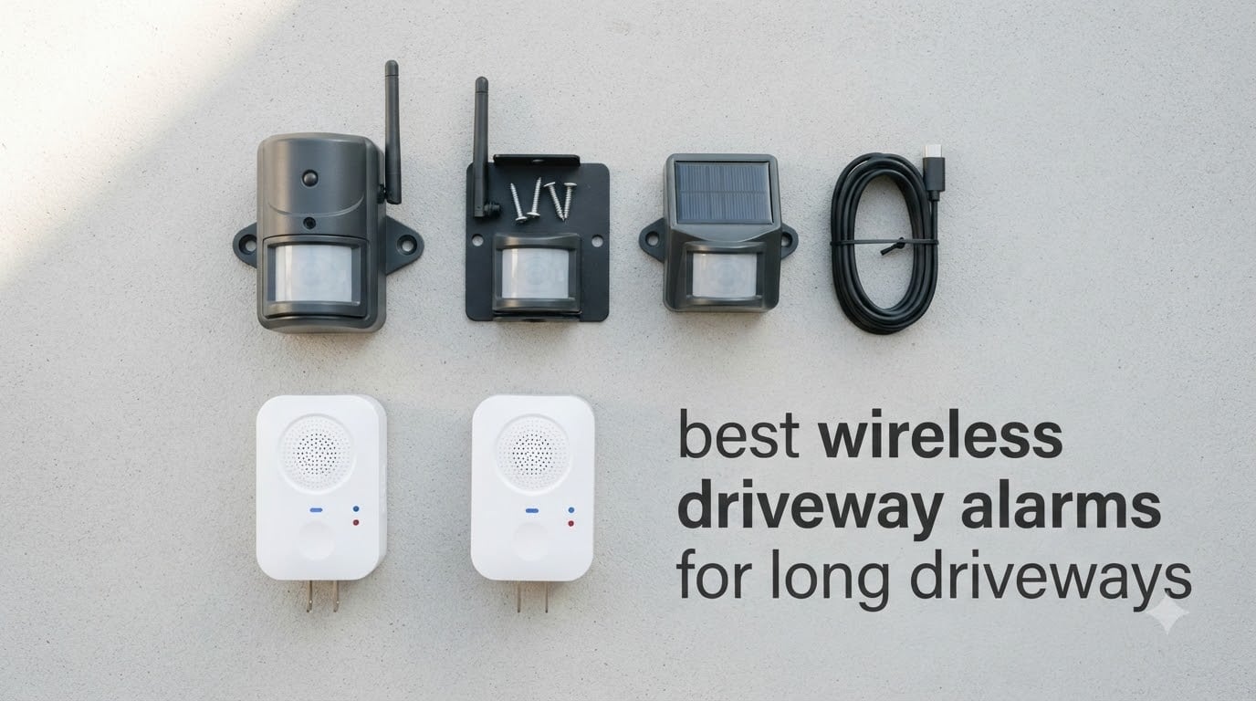 best wireless driveway alarms for long driveways
