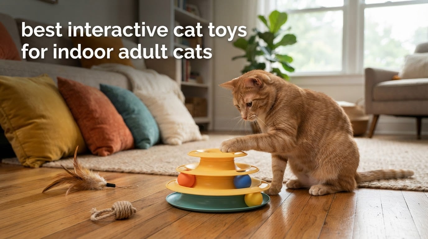 best interactive cat toys for indoor adult cats