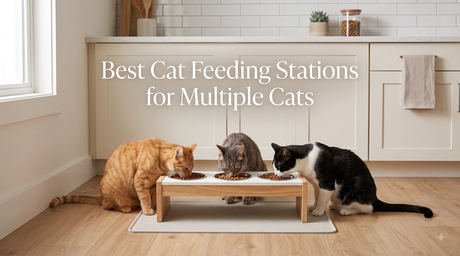 Best Cat Feeding Stations for Multiple Cats