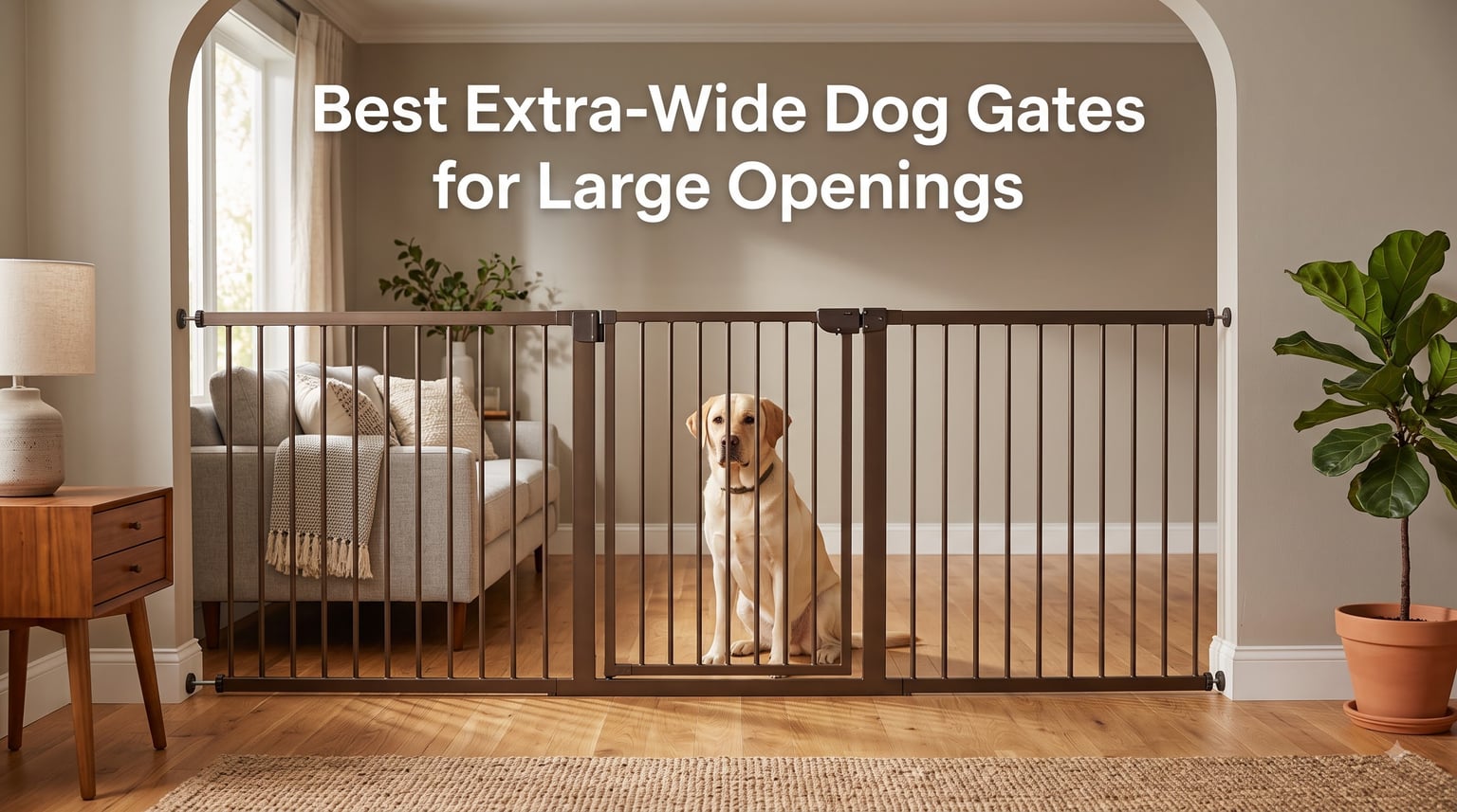 Best Extra-Wide Dog Gates for Large Openings
