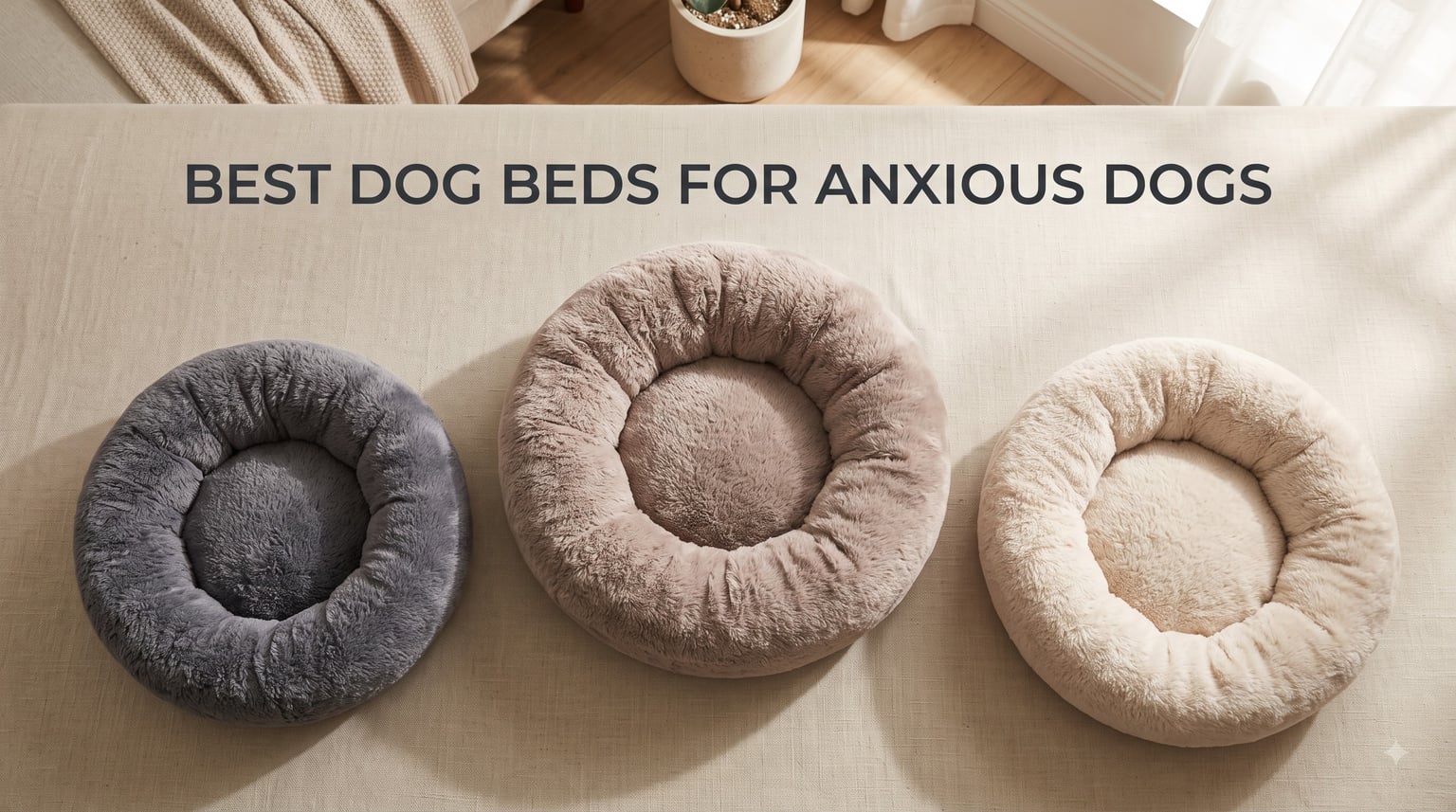 best dog beds for anxious dogs