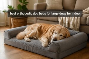 best orthopedic dog beds for large dogs for indoor