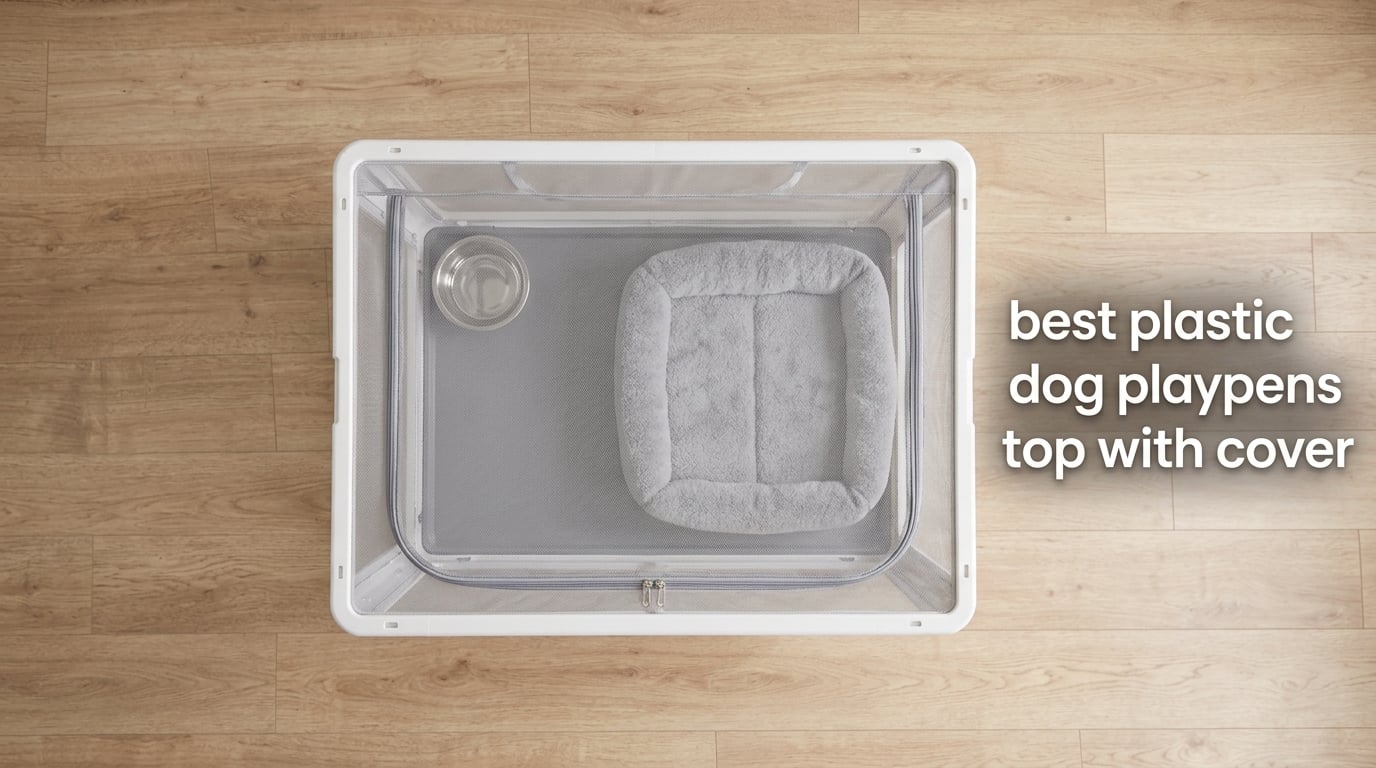 best plastic dog playpens top with cover